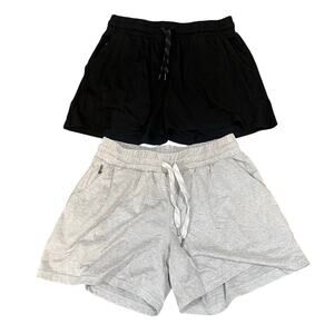 *Bundle of 2* Pacific Crest Women's Athletic Shorts Black/Gray Sz XS